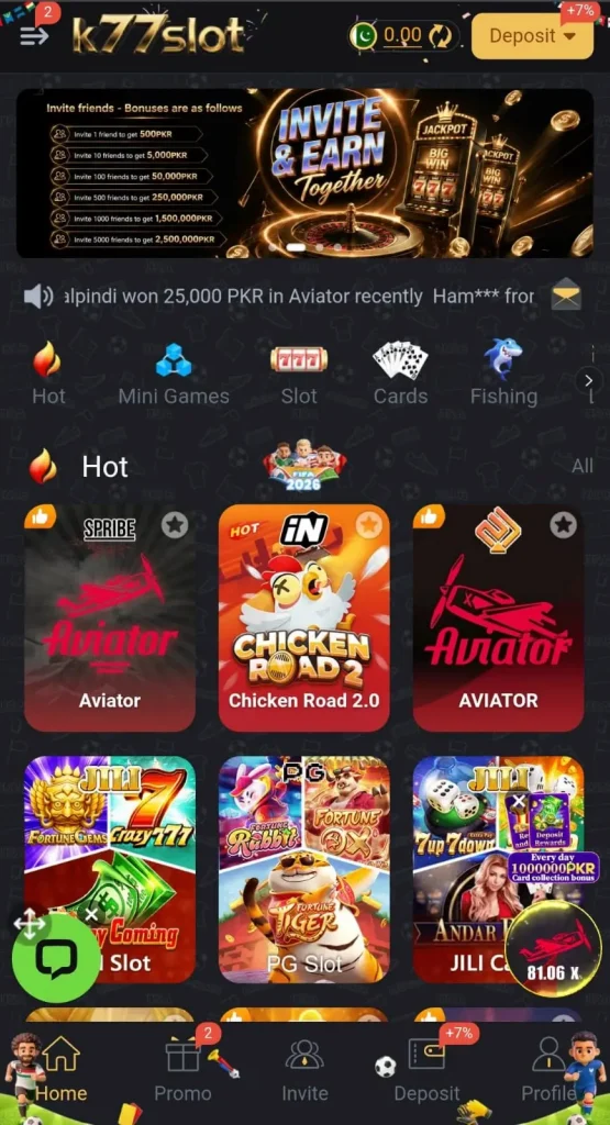 K77Slot Game