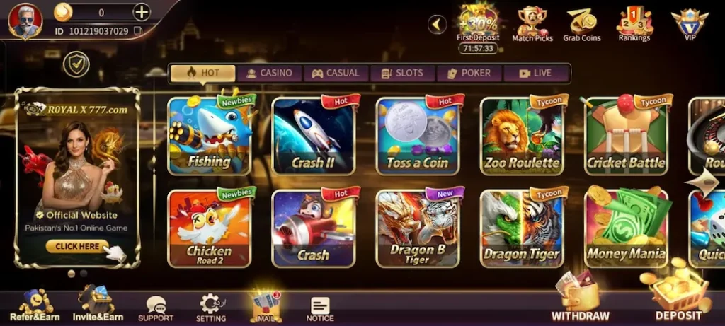LUCKYDRAGONTIGER Game